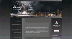 Desktop Screenshot of koelner-lichter.de